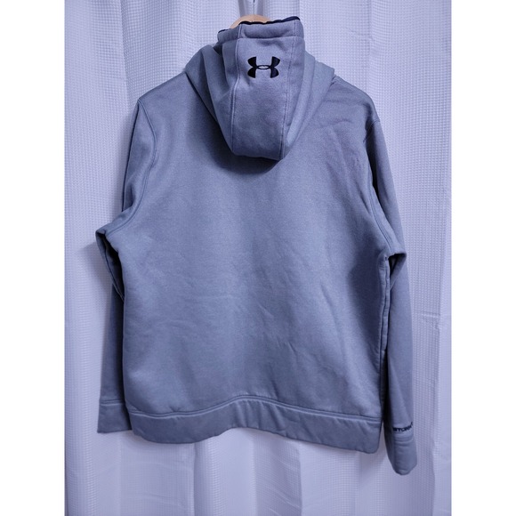 Under Armour Gray Loose Hoodie Men's LARGE - Picture 4 of 5
